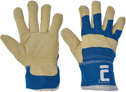 CERVA Shag téli bélelt munkavédelmi bőrkesztyű kék 9-ES MÉRET (0101001599090)