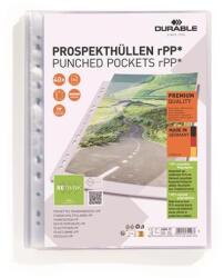 DURABLE Genotherm, lefűzhető, PP, A4, 80 mikron, DURABLE "PREMIUM (DB268619) - jatekotthon
