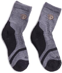 Vlnka 2 pár Merinó gyerek zokni sötétszürke zokniméret 30-34