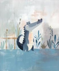 Takoy Takoy jersey PANEL krokodil Teo egy kiránduláson 50x60