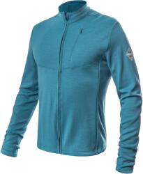 Sensor Cipzáros férfi pulóver Sensor Merino Upper - mint blue ruházat méretei XL