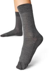 Vlnka Jacquard Merino gyapjú zokni szürke zokniméret 35-37