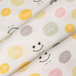 Takoy Pamut jersey JENNY 130g színes golyók és mosoly