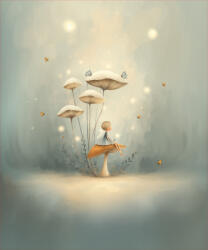 Takoy Takoy jersey PANEL tündér a gombán 50x60