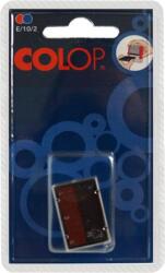 COLOP Bélyegző cserepárna, 2 db/bliszter, COLOP E/10/2 , piros-kék (01113422) - molnarpapir