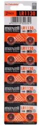 Maxell mini alkáli gombelem G10 LR1130 10 db (6922910320341)
