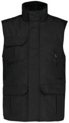 Designed To Work WK630 unisex bélelt mellény PVC bevonattal Designed To Work, Black-L (wk630bl-l)