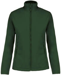 Kariban Női MAUREEN cipzáras polár pulóver, Kariban KA907, Forest Green-2XL (ka907fo-2xl)