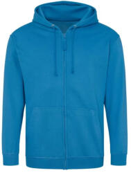 Kariban KA451 kapucnis cipzáras pulóver, Tropical Blue Heather-3XL (ka451tbh-3xl)