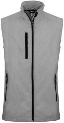 Kariban Férfi 3 rétegű softshell mellény, Kariban KA403, Marl Grey-XL (ka403mgr-xl)