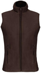 Kariban Női MELODIE polár mellény, Kariban KA906, Chocolate-XL (ka906co-xl)
