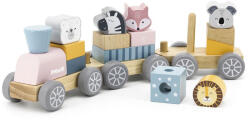 Viga Toys Fából készült vonat