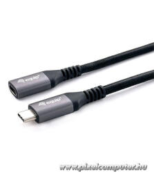Equip Kábel - 128371 (USB-C 3.2 Gen2 hosszabbító kábel, apa/anya, 4K/60Hz, 10Gbps, 1m) (128371)