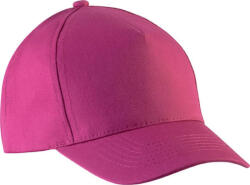 K-UP KP149 gyerek, 5 paneles pamut baseball sapka K-UP, Fuchsia-U (kp149fu-u)