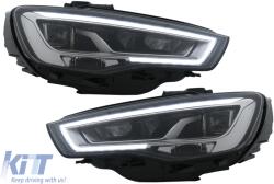 KITT Teljes LED első lámpa AUDI A3 (8V) (2013-2016) modellekhez (HLAUA38V)