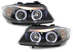 KITT Lightning Első lámpák BMW E90 _ 2 körgyűrű _fekete (SWB12DBL)