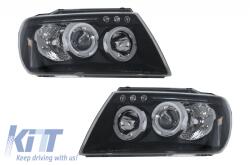 KITT Lightning Angyalszem Első Lámpák JEEP Grand Cherokee (1999-2004) Fekete (HLJEGC4)