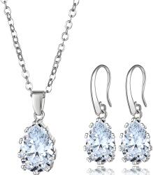  ZI-38878 Szett - Ezüst / Kristály