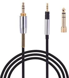 PadForce Cablu audio PadForce pentru casti Sennheiser Momentum 1.0, 2.0, Jack 3.5mm si adaptor 6.35mm, Lungime 2m