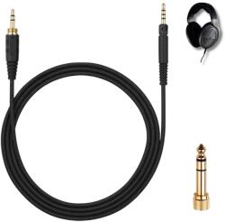 PadForce Cablu audio PadForce pentru casti Sennheiser HD518, HD558, HD598, HD595, HD559, HD569, HD579, HD599, Adaptor 3.5mm-6.35mm, Jack intrare casti 2.5mm, Lungime 2m