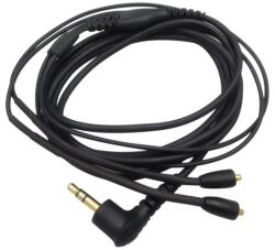 PadForce Cablu audio PadForce pentru casti Shure SE215, SE315, SE425, SE535, SE846, Jack 3.5mm, Lungime 1.25m - Negru