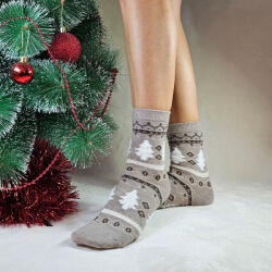 Aura Via Mikulásos-Karácsonyi női gyapjú zokni 35-38 101620