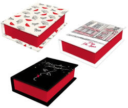 Clairefontaine Doboz Clairefontaine Moulin Rouge, 9, 5x6, 5x3cm, vegyes színekben (812447C)