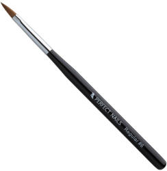 Perfect Nails Porcelán Polygel Műkörömépítő Ecset - Wood Acryl - Regular #6 (PNEP037)
