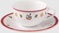Villeroy & Boch V&B Toy's Delight Specials kávés-teás csésze alátéttel, Fehér (14-8643-1294)