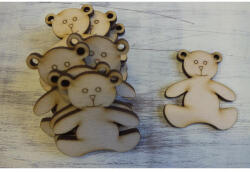  Natúr fa - Mackó rajzos 5cm 10db/csomag - papelito