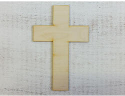  Natúr fa - Kereszt 18cm - papelito