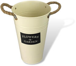 Bádog váza 19x30cm