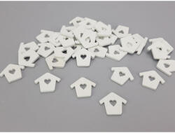  Mini házikó szívecskés lyukkal 40db/csom - papelito