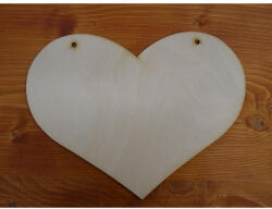  Natúr fa - Szív pufi 25cm - papelito