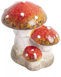 +Kerámia figura - Gombacsalád, piros pöttyös 5, 56cm 165647 (165647)