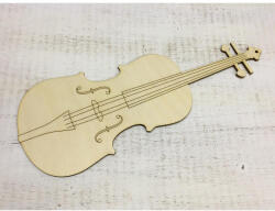  Natúr fa - Hegedű 37cm - papelito