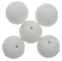 +Papírgolyó, préselt, lyukas 25mm, 10 db/cs 49125