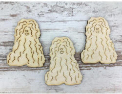 Natúr fa - Puli kutya 6, 5cm 3db/csomag - papelito