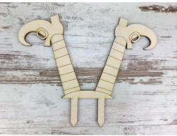  Natúr fa - Banyaláb beszúrós 15cm - papelito