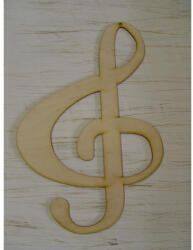  Natúr fa - Violinkulcs 37cm - papelito