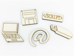  IT csomag 4cm 5db/csomag - festéshez és dekorációhoz