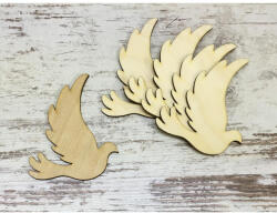 Natúr fa - Béke galamb közepes 9cm 5db/csomag - papelito