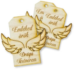 Natúr fa - Kegyeleti tábla - Drága testvérem 3db/csomag - papelito