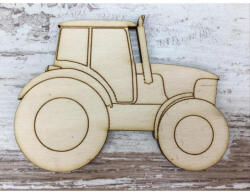  Natúr fa - Traktor 9, 3cm - papelito