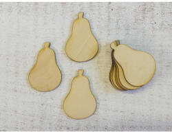 Natúr fa - Körte 6cm 10db/csomag - papelito