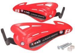 Speeds Kézvédő szett (M8 belső menetes kormányhoz) piros Speeds