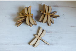 Natúr fa - Szitakötő 6, 5cm 10db/csomag - papelito