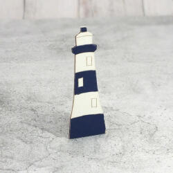  Natúr fa - Világítótorony színes 5, 5x15, 5cm - papelito