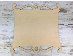  Natúr fa - Tábla íves szegéllyel 36cm - papelito