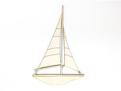 Natúr fa - Balatoni vitorlás 24, 5cm - papelito